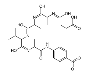 Suc-Ala-Ala-Val-Ala-pNA Structure