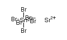 strontium hexabromo-stannate(IV) Structure