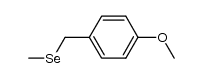 1-methoxy-4-<(methylseleno)methyl>benzene Structure