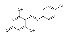 5-[(4-chlorophenyl)diazenyl]-1,3-diazinane-2,4,6-trione Structure