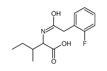 N-[2-(2-Fluorophenyl)acetyl]-isoleucine Structure