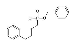 4-[chloro(phenylmethoxy)phosphoryl]butylbenzene Structure