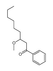 3-methoxy-1-phenylnonan-1-one Structure