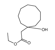 ethyl 2-(1-hydroxycyclononyl)acetate结构式