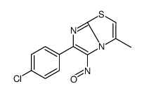 6-(4-chlorophenyl)-3-methyl-5-nitrosoimidazo[2,1-b][1,3]thiazole Structure