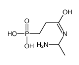 [3-(1-aminoethylamino)-3-oxopropyl]phosphonic acid结构式