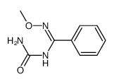 N-carbamoyl-N'-methoxybenzimidamide结构式