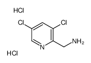 (3,5-dichloropyridin-2-yl)methanamine,dihydrochloride结构式