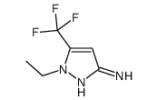 1-Ethyl-5-(trifluoromethyl)-1H-pyrazol-3-amine结构式