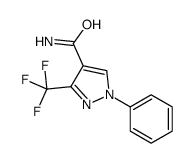 1-PHENYL-3-(TRIFLUOROMETHYL)-1H-PYRAZOLE-4-CARBOXAMIDE structure