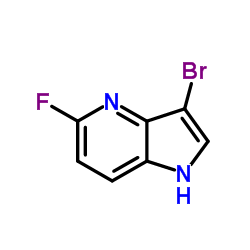 3-Bromo-5-fluoro-4-azaindole Structure