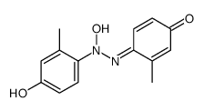 4-[hydroxy-(4-hydroxy-2-methylphenyl)hydrazinylidene]-3-methylcyclohexa-2,5-dien-1-one Structure