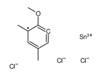 trichloro-(2-methoxy-3,5-dimethylphenyl)stannane结构式