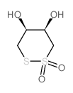 1,2-Dithiane-4,5-diol,1,1-dioxide, (4R,5S)-rel-结构式