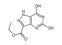 1H-Pyrazolo[4,3-d]pyrimidine-3-carboxylic acid, 4,5,6,7-tetrahydro-5,7-dioxo-, ethyl ester structure