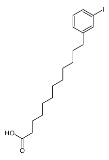 12-(3-iodophenyl)dodecanoic acid Structure