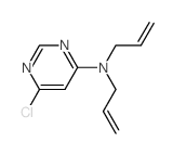 N,N-Diallyl-6-chloro-4-pyrimidinamine结构式