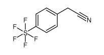 4-(Pentafluorothio)phenylacetonitrile结构式