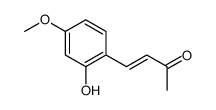 4-(2-hydroxy-4-methoxyphenyl)but-3-en-2-one结构式