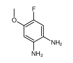 1,2-Benzenediamine,4-fluoro-5-methoxy- Structure