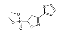 Dimethyl 3-(2-thienyl)-2-isoxazolin-5-ylphosphonate结构式