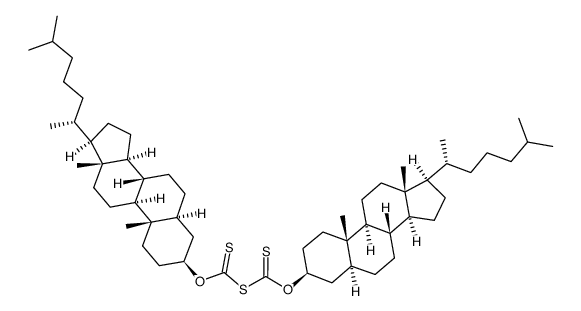 bis-(cholestan-3β-yl) xanthic anhydride结构式