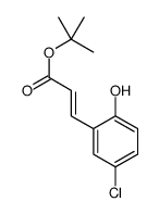 3-(5-Chloro-2-hydroxyphenyl)-2-propenoic acid tert-butyl ester结构式