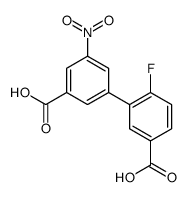 3-(3-carboxy-5-nitrophenyl)-4-fluorobenzoic acid结构式