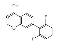 4-(2,6-difluorophenyl)-2-methoxybenzoic acid结构式