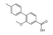 3-methoxy-4-(4-methylphenyl)benzoic acid结构式