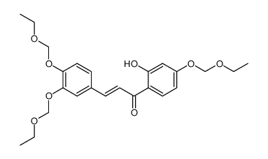 2'-Hydroxy-4',3,4-triethoxymethoxychalkone结构式