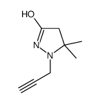 3-Pyrazolidinone,5,5-dimethyl-1-(2-propynyl)- (9CI)结构式