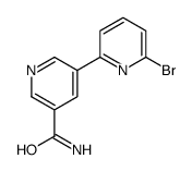 5-(6-bromopyridin-2-yl)pyridine-3-carboxamide Structure