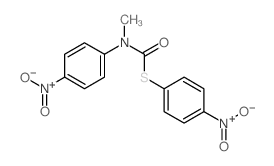 N-methyl-N-(4-nitrophenyl)-1-(4-nitrophenyl)sulfanyl-formamide结构式