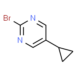 2-Bromo-5-cyclopropylpyrimidine Structure