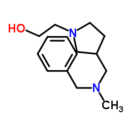 2-(3-{[Benzyl(methyl)amino]methyl}-1-pyrrolidinyl)ethanol结构式