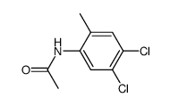 acetic acid-(4,5-dichloro-2-methyl-anilide) Structure