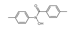 N-p-methylbenzoyl-N-p-methylphenylhydroxylamine结构式