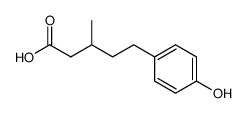 5-(4-Hydroxy-phenyl)-3-methyl-pentanoic acid结构式