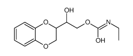 1-(1,4-Benzodioxan-2-yl)-1,2-ethanediol 2-ethylcarbamate structure