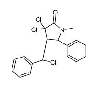 3,3-dichloro-4-(alpha-chlorobenzyl)-1-methyl-5-phenyl-2-pyrrolidinone picture