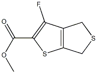 3-氟-4,6-二氢噻吩并[3,4-B]噻吩-2-羧酸甲酯结构式