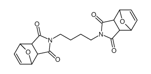 2,2'-(1,4-butanediyl)bis(3a,4,7,7a-tetrahydro-4,7-epoxy-1,3-bishydroisoindole-1,3-dione)结构式