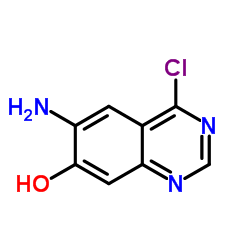 6-Amino-4-chloro-7-quinazolinol结构式