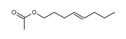 acetoxy-1 octene-4 Structure