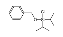 (benzyloxy)chlorodiisopropylsilane结构式