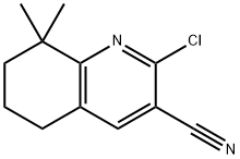 2-chloro-8,8-dimethyl-5,6,7,8-tetrahydroquinoline-3-carbonitrile Structure