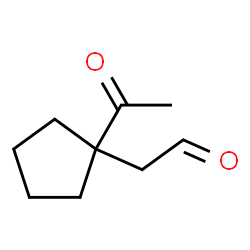 Cyclopentaneacetaldehyde, 1-acetyl- (9CI) Structure