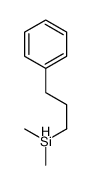 dimethyl(3-phenylpropyl)silane Structure