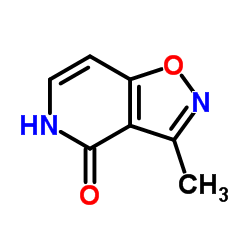 Isoxazolo[4,5-c]pyridin-4(5H)-one,3-methyl-(9CI) structure